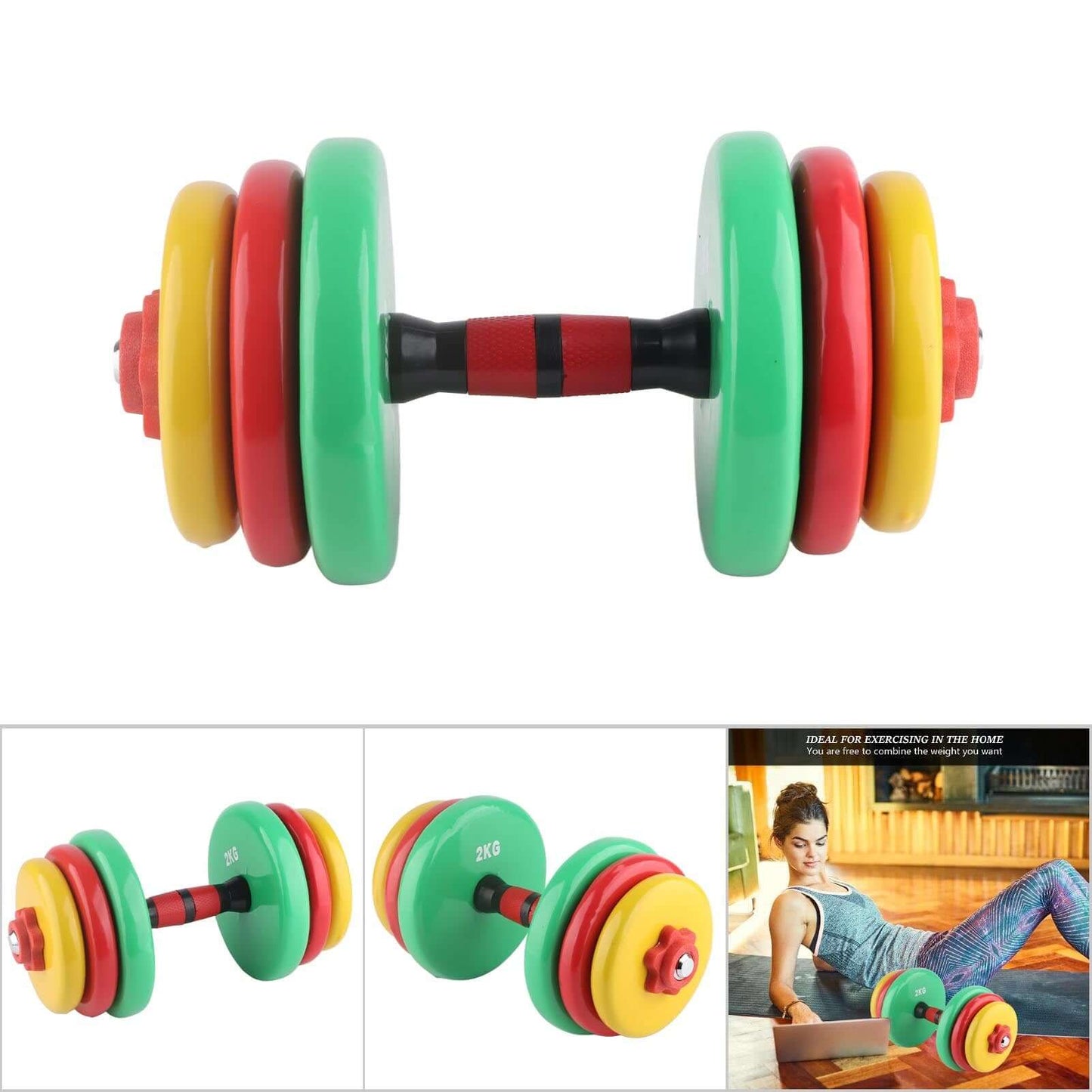 Colorful Removable Home Weight Lifting Hand Dumbbellâ˘