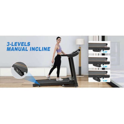 Compact Easy Folding Motorized Running Jogging Machine™